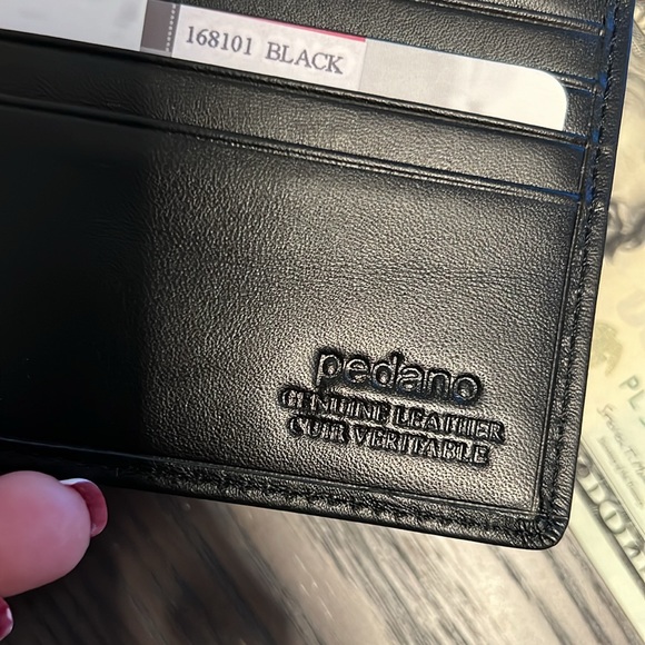 Pedano Men’s Wallet, genuine leather in black soft as butter! - Picture 5 of 8